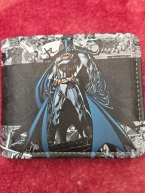 New batman dc comics anime manga leather wallet